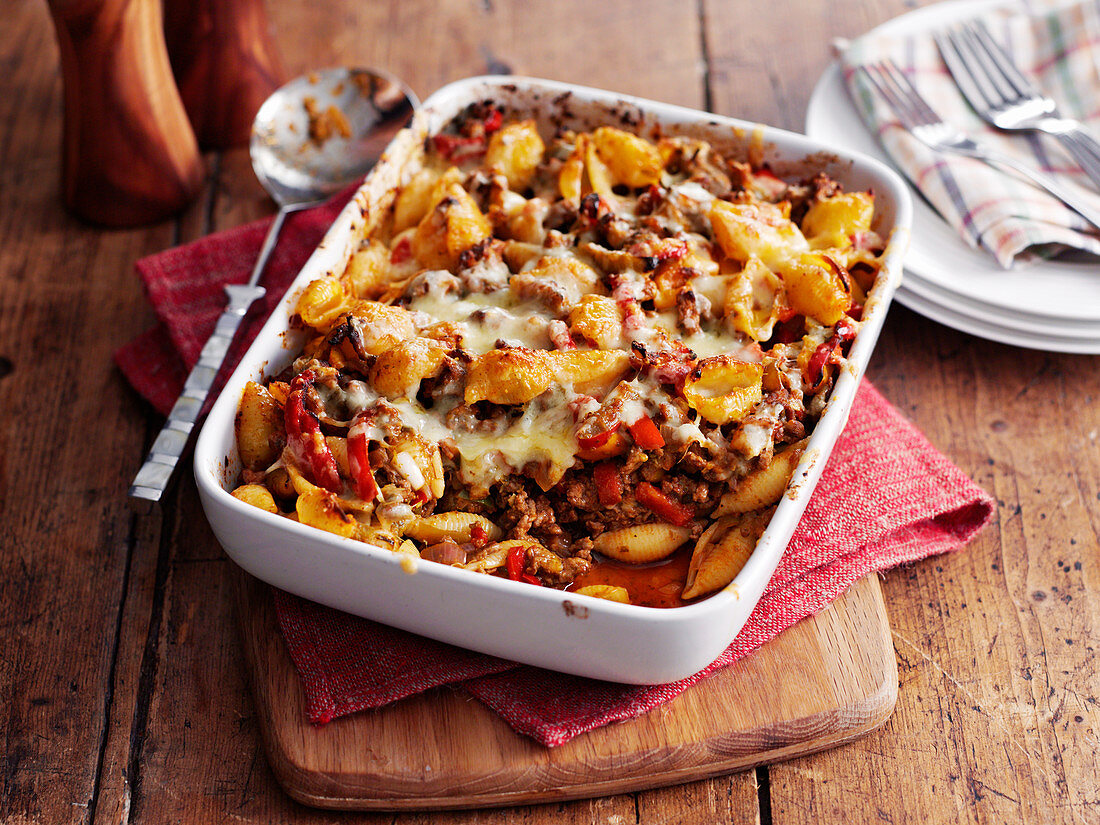 Pasta Bake with minced meat