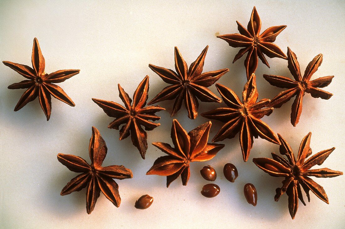 Several Star Anise