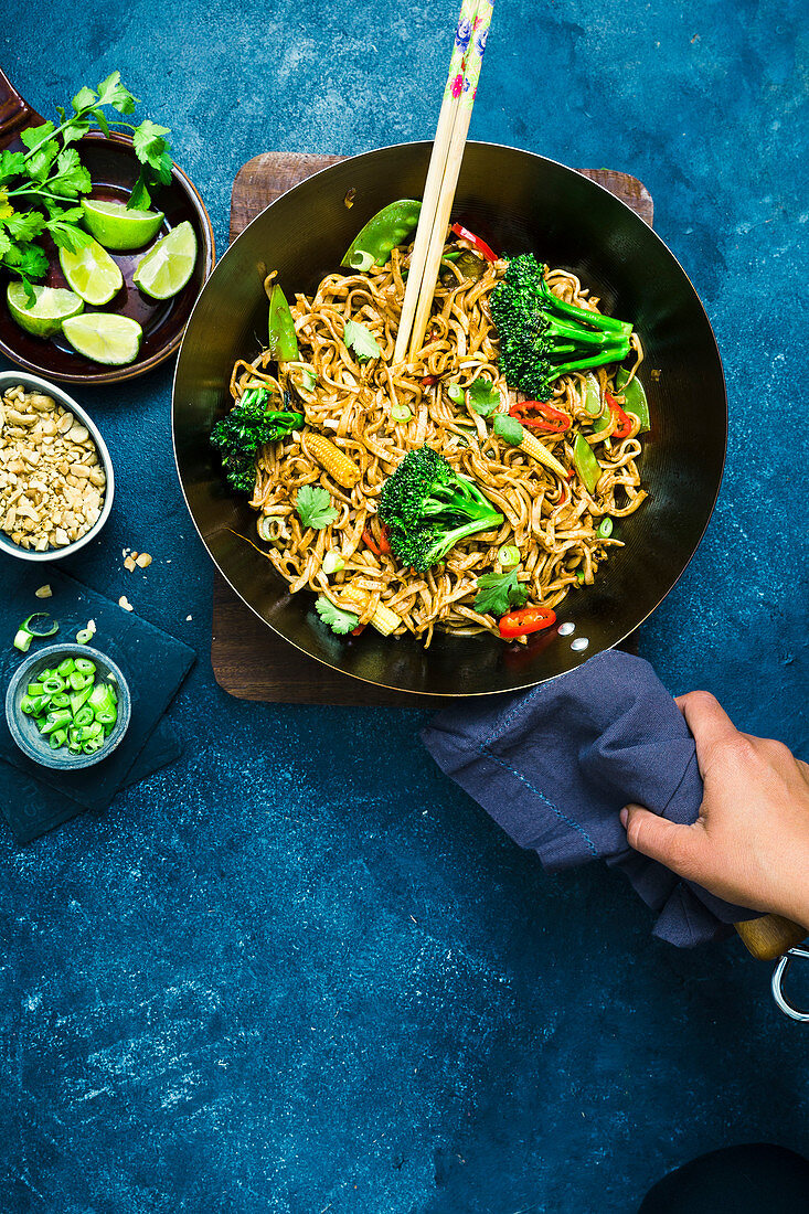 Vegetarian Pad Thai Noodles