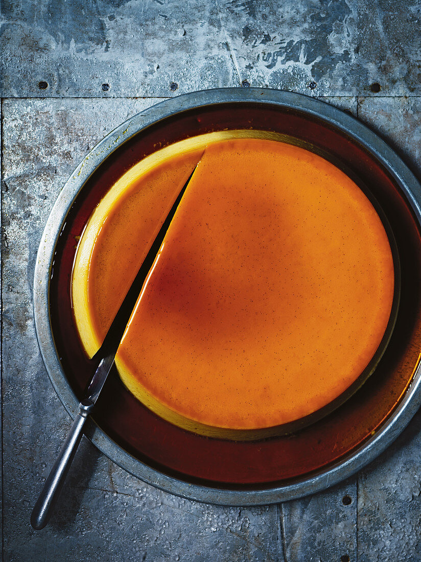 Golden syrup creme caramel