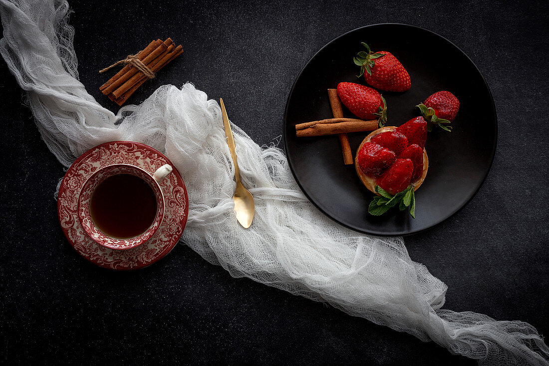 Delicious homemade strawberriy pie