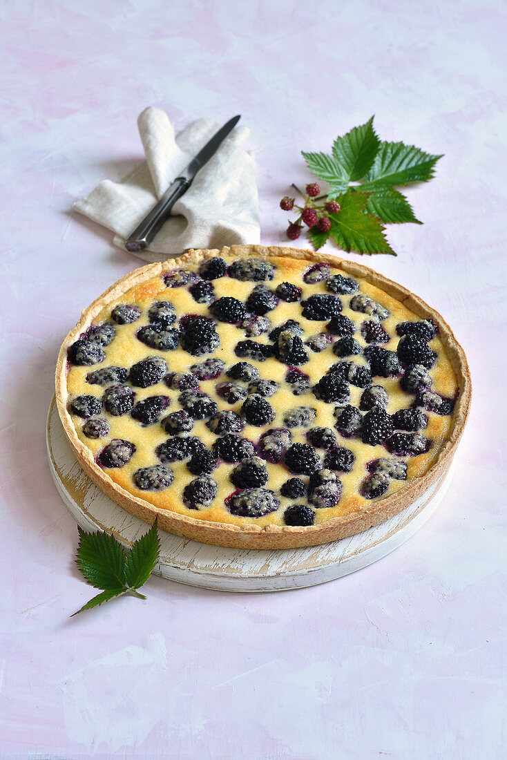 Blackberry tart