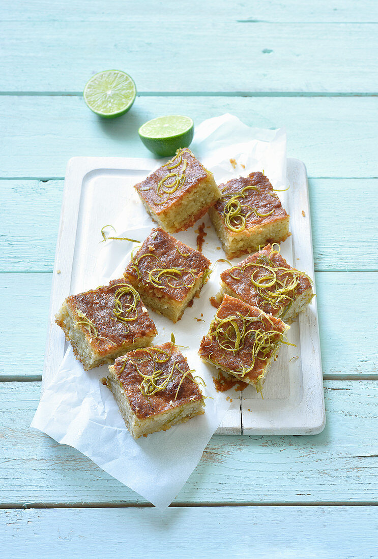 Coconut and lime cake