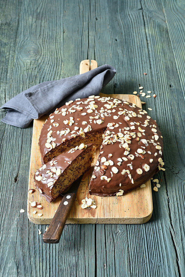 Nut cake with Irish Cream