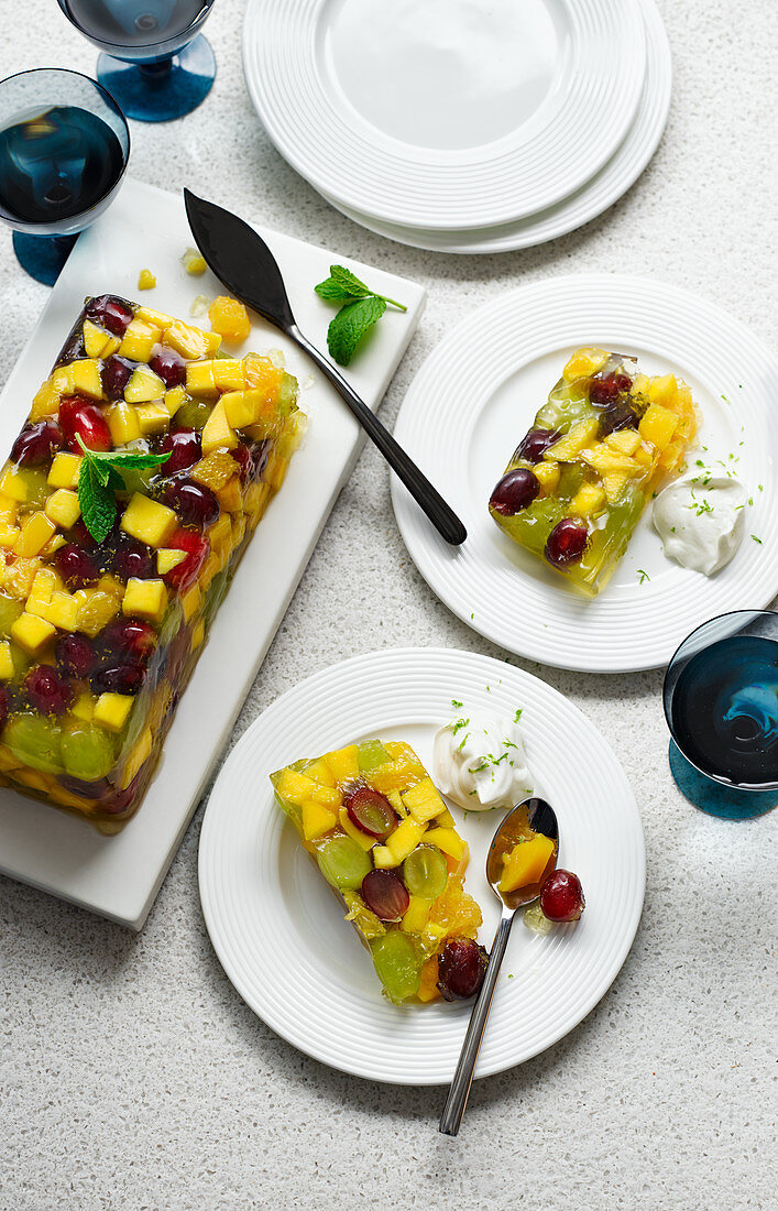 Tropical Fruit Terrine