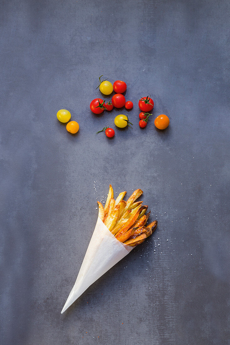 Chips made in the hot air fryer