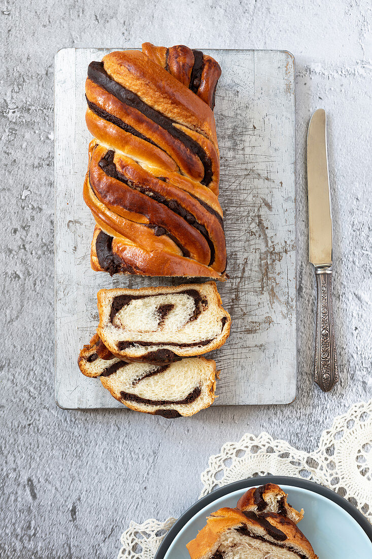 Chocolate brioche