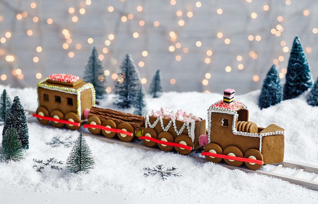 Gingerbread train