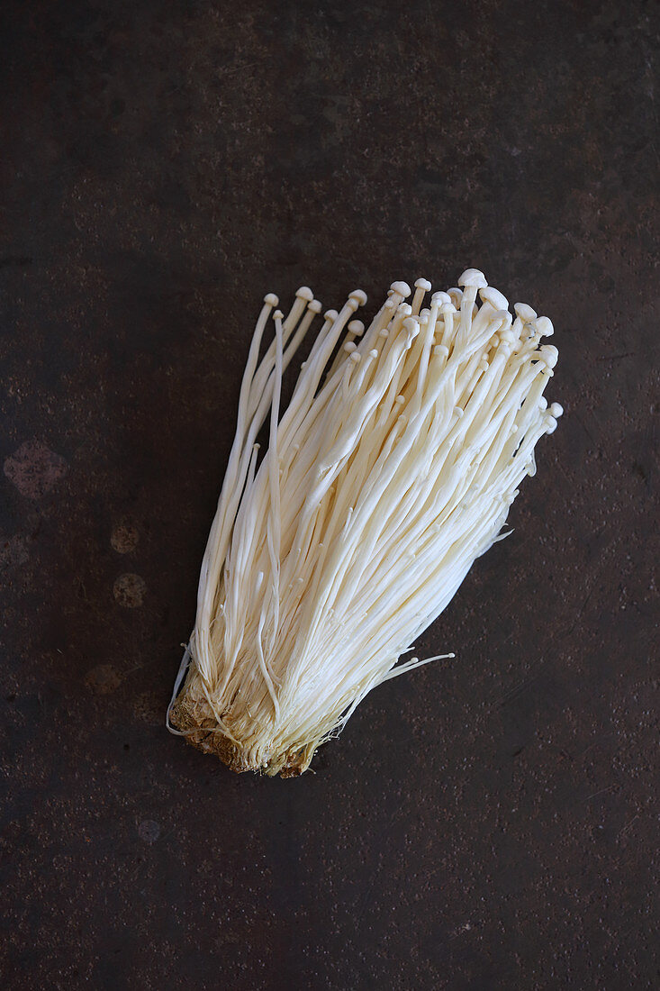 Enokitake mushrooms