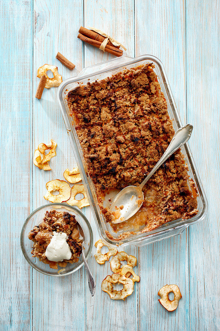 Apple Crumble (Apfel-Streusel-Auflauf)