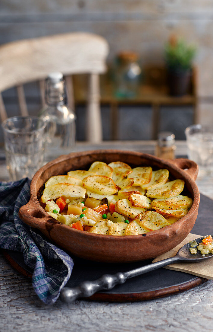 Hotpot mit Kartoffeln und Gemüse