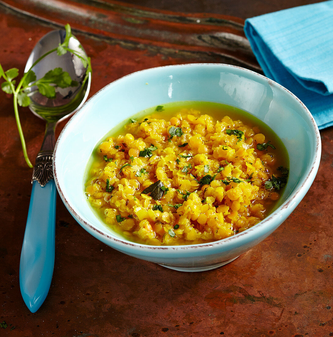Masoor Dal - stew with red lentils (India)