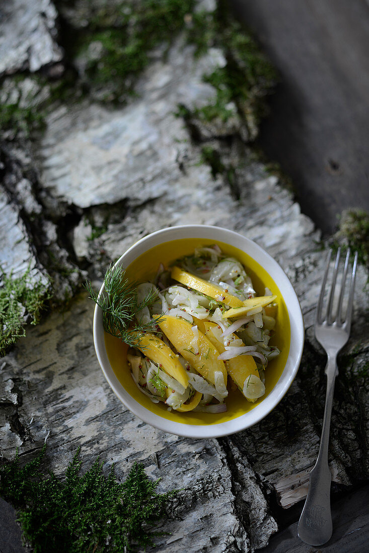 Fennel salad with dill