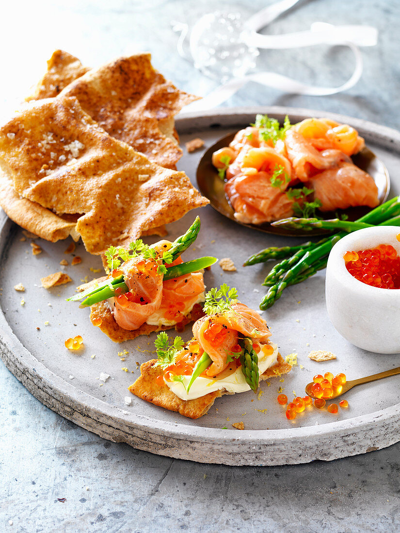 Bruschetta with Salmon Tartare