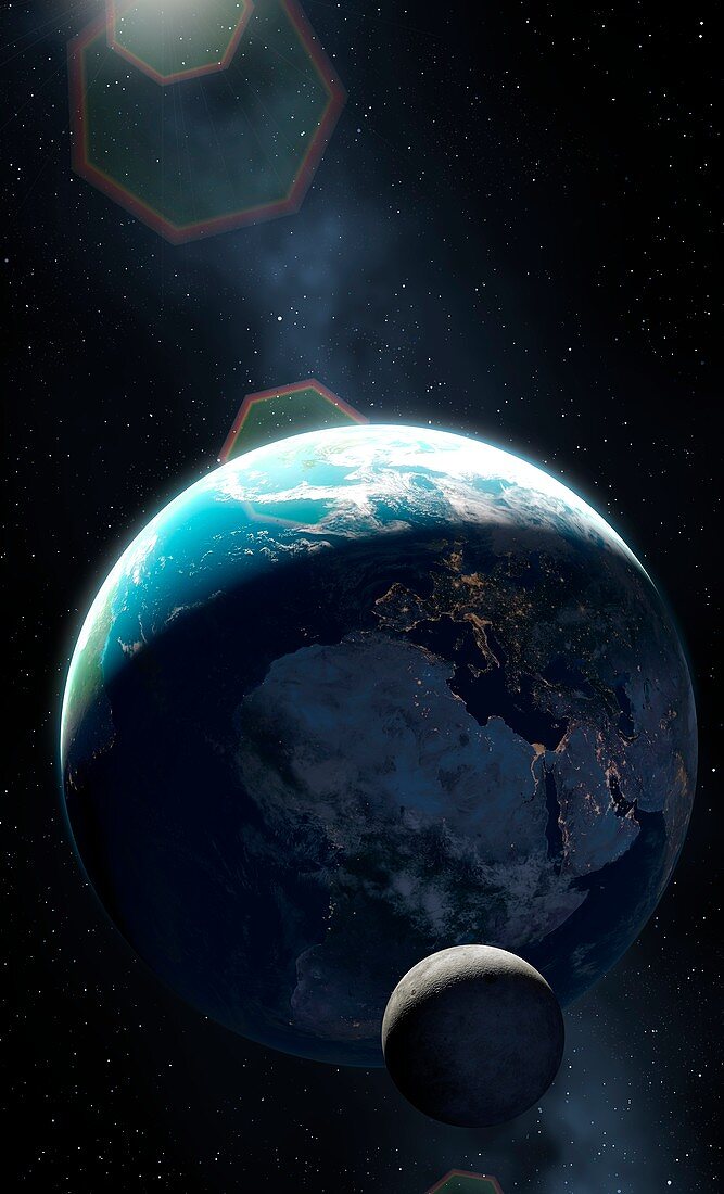 Earth at Night - Africa and Europe