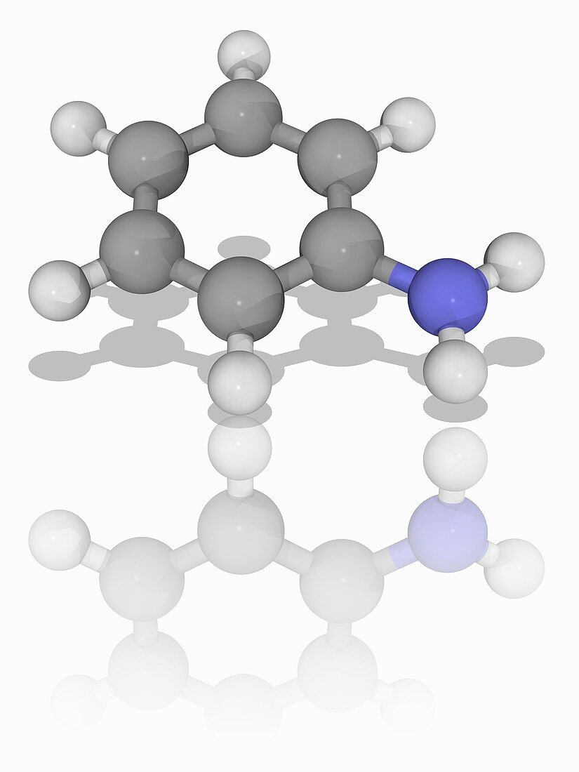 Aniline organic compound molecule