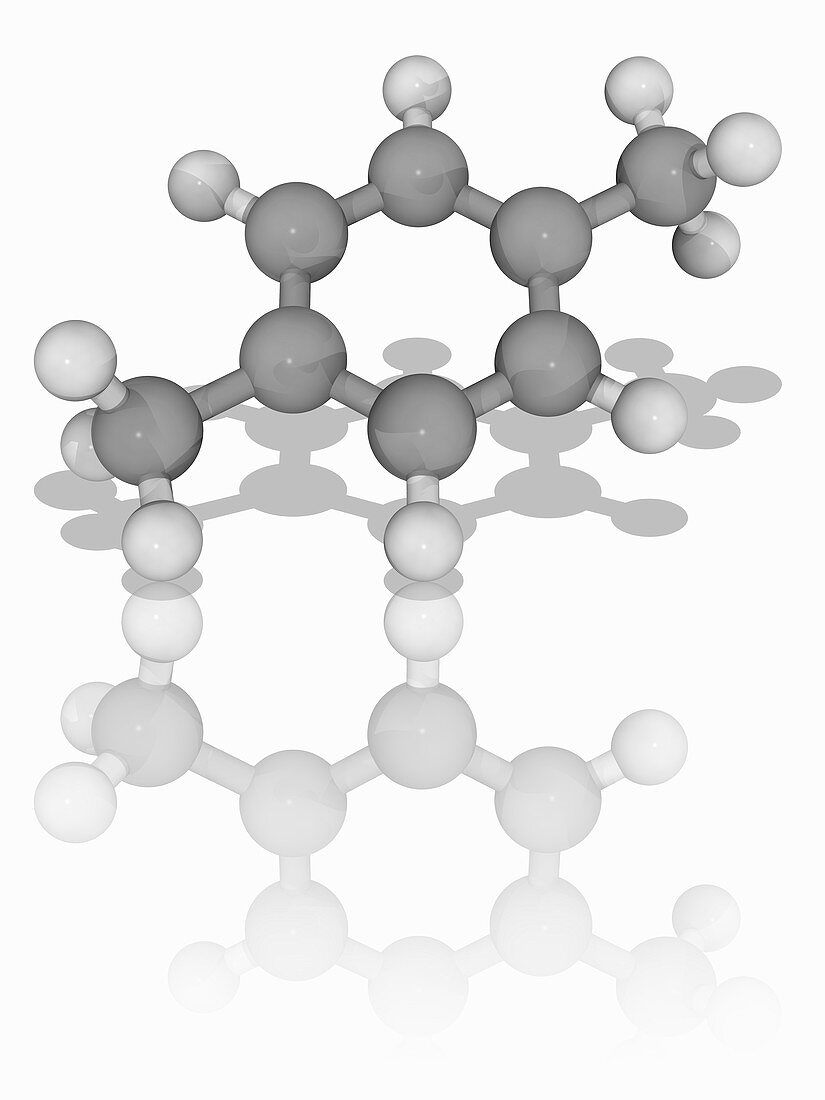 Para-xylene organic compound molecule
