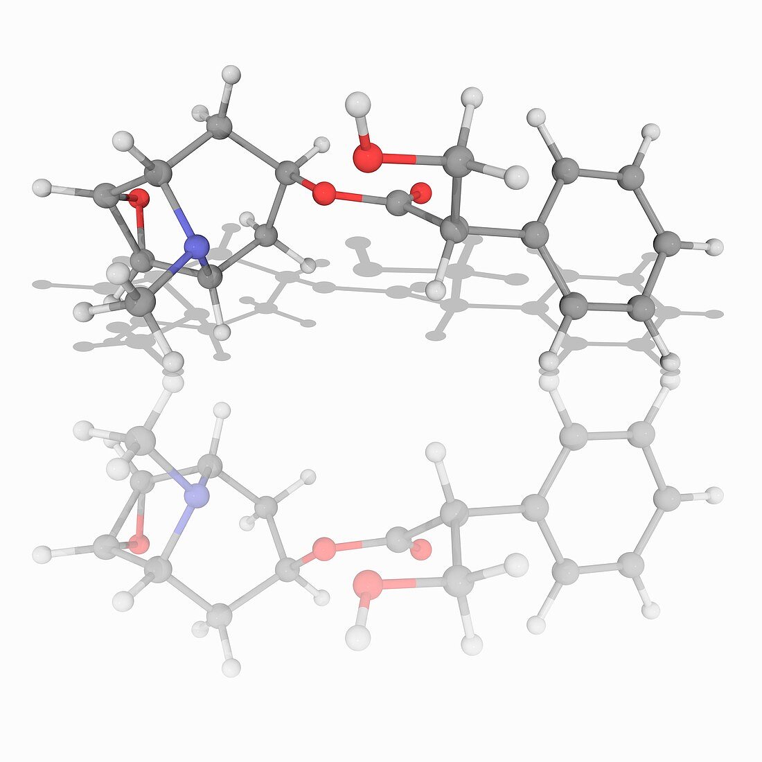 Scopolamine drug molecule