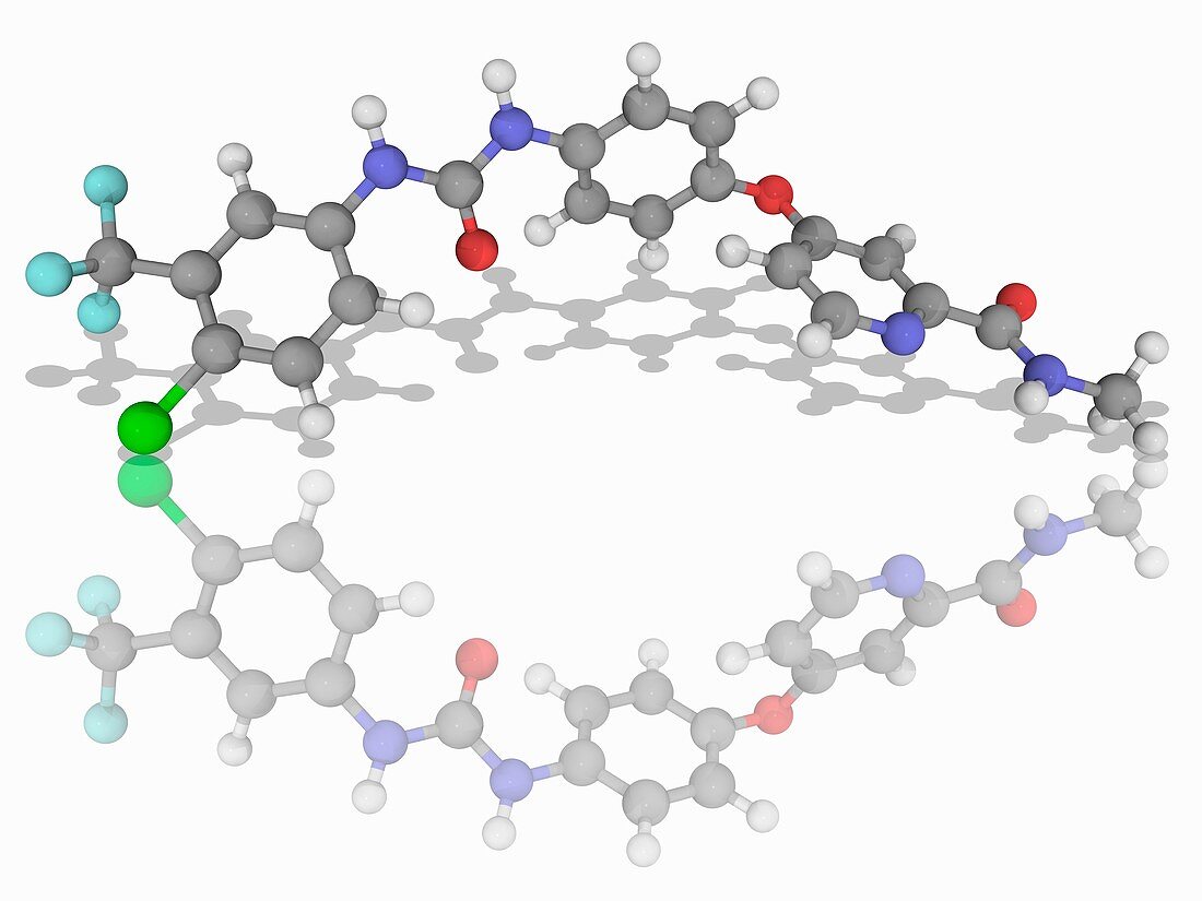 Sorafenib drug molecule