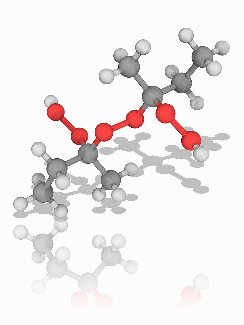 Methyl ethyl ketone peroxide molecule