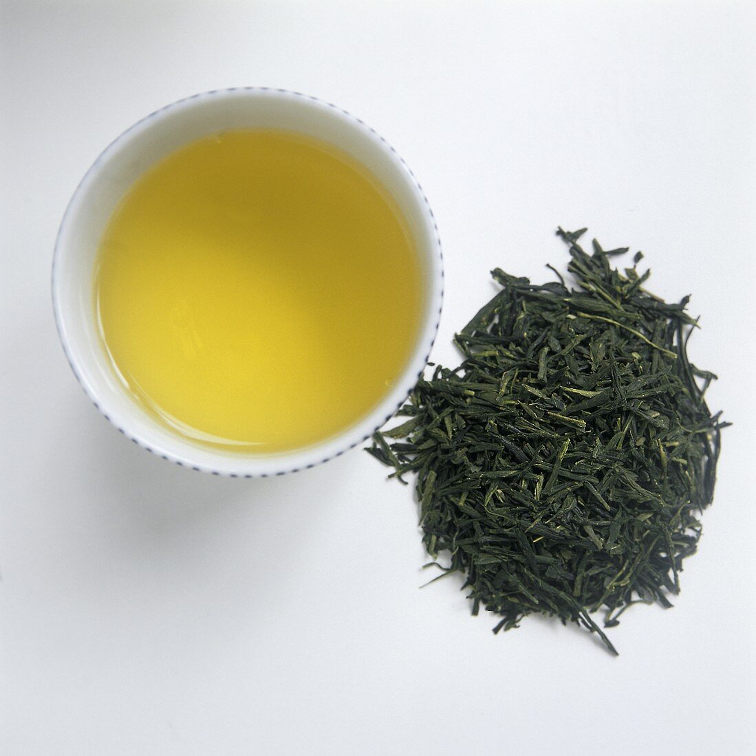 Sencha (japanischer grüner Tee) & Sencha-Teeblätter