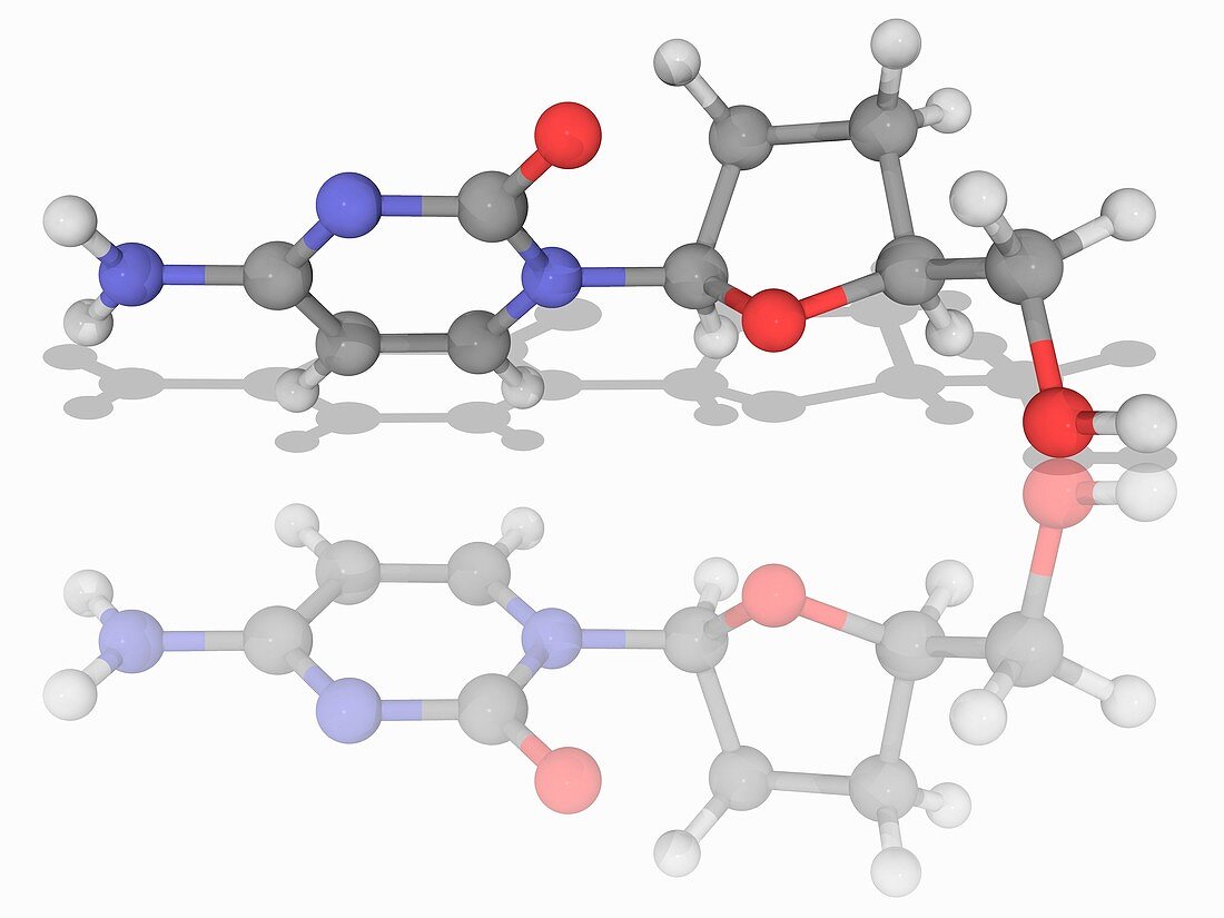 Zalcitabine drug molecule