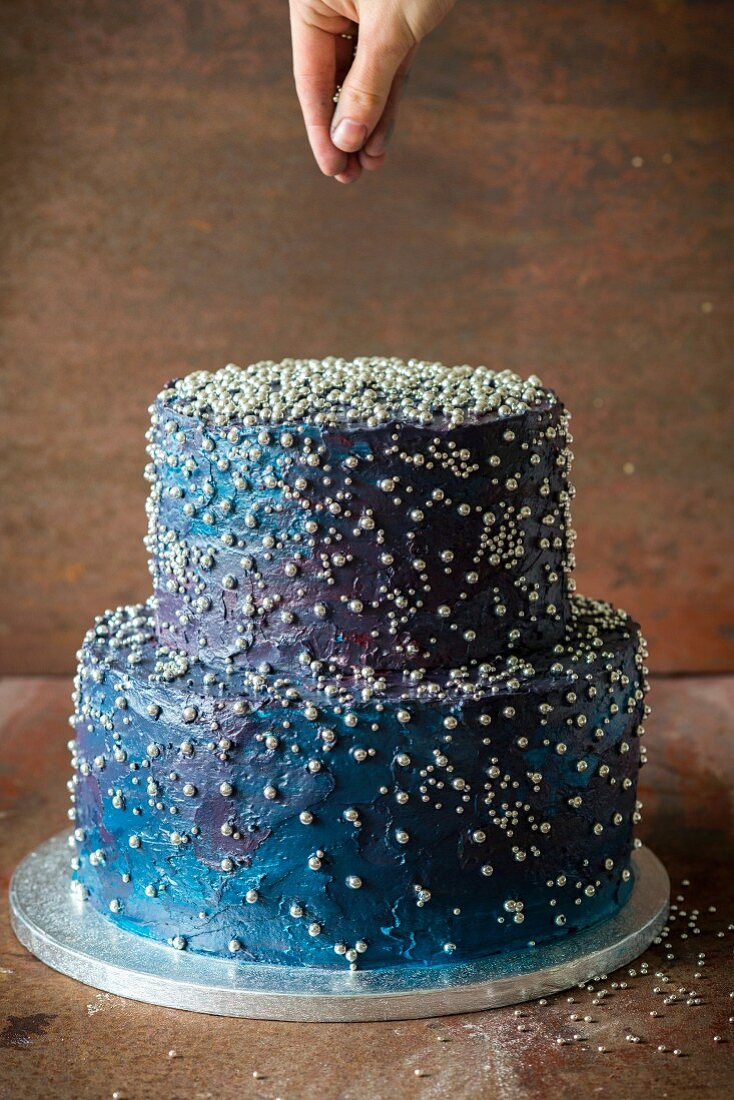 Galaxy cake