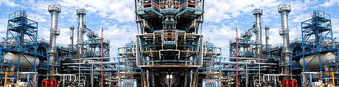 Petrochemical plant, panoramic