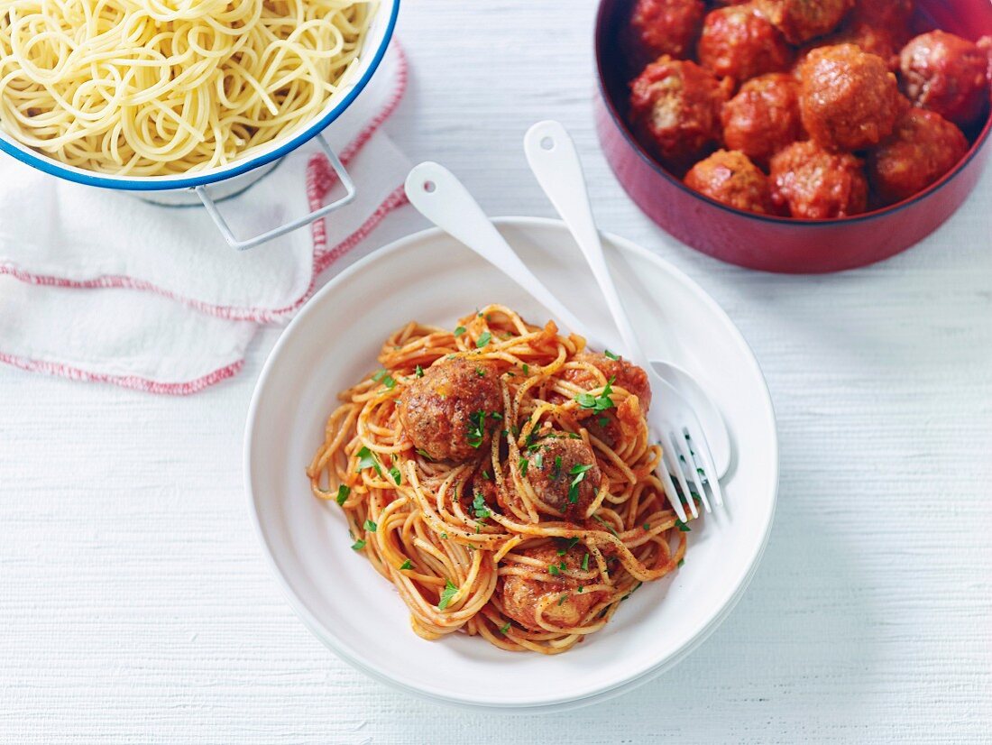 Spaghetti and Meatballs