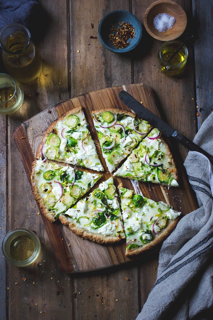 Brussels Sprout Pizza