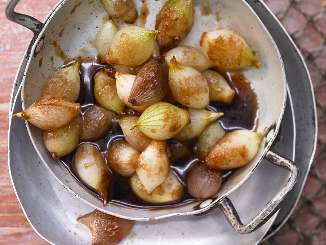 Braised onions with Marsala and Balsamic