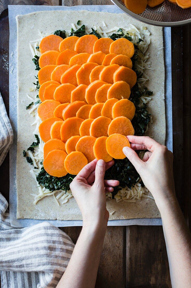 Sweet potato galette