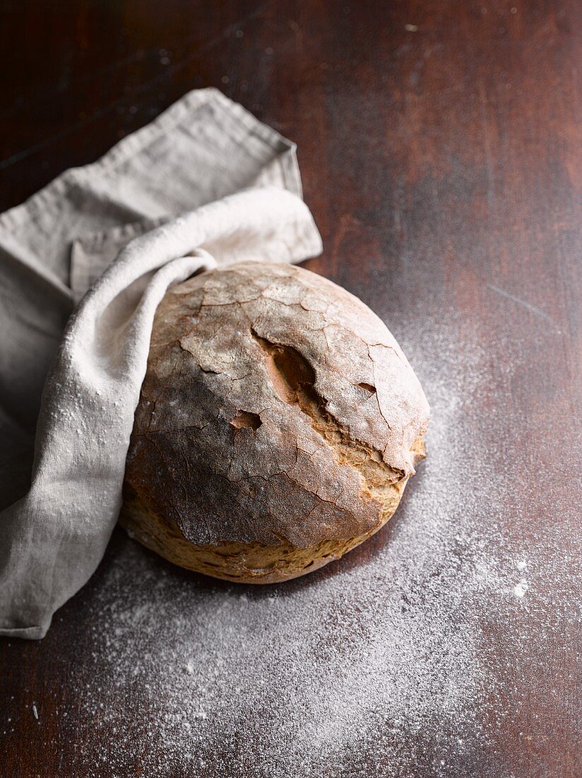 Fresh stone baked bread