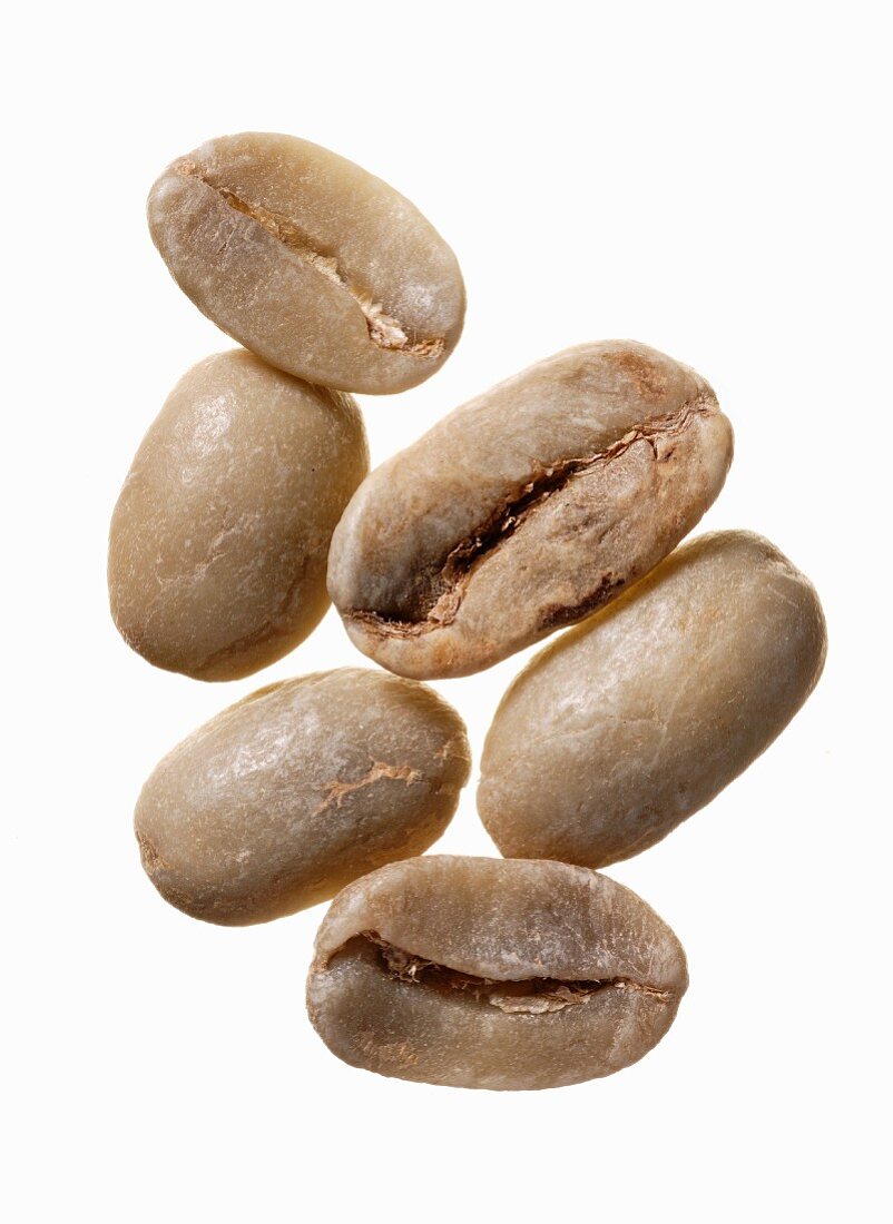 Unroasted Maragogype Arabica coffee beans, Guatemala