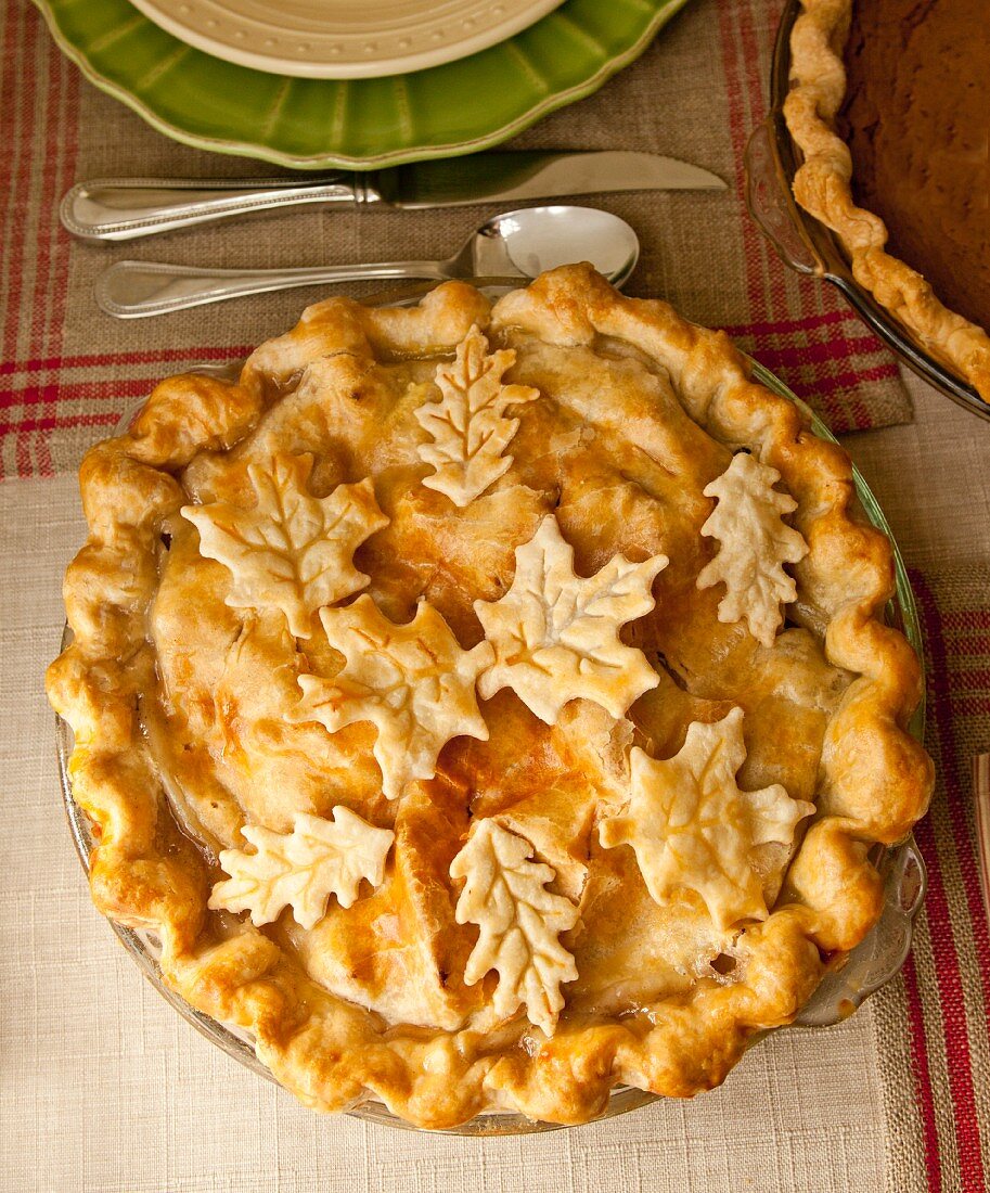 Hausgemachte Applepie mit Teigblättern