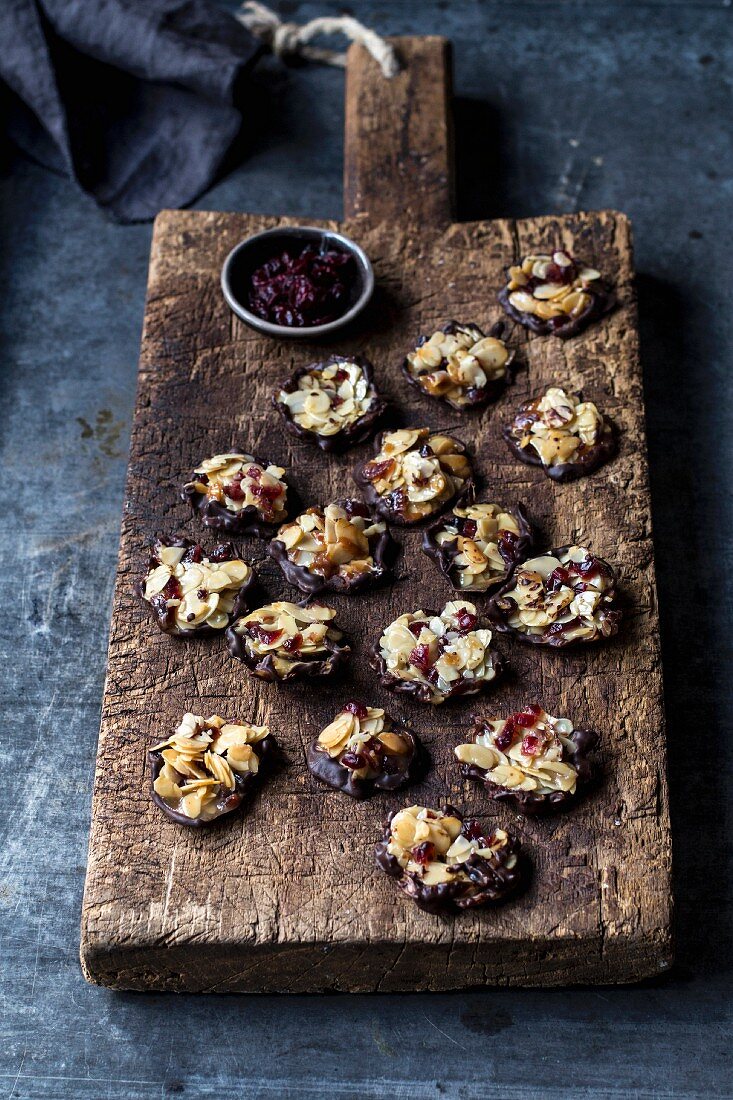 Florentine with cranberries