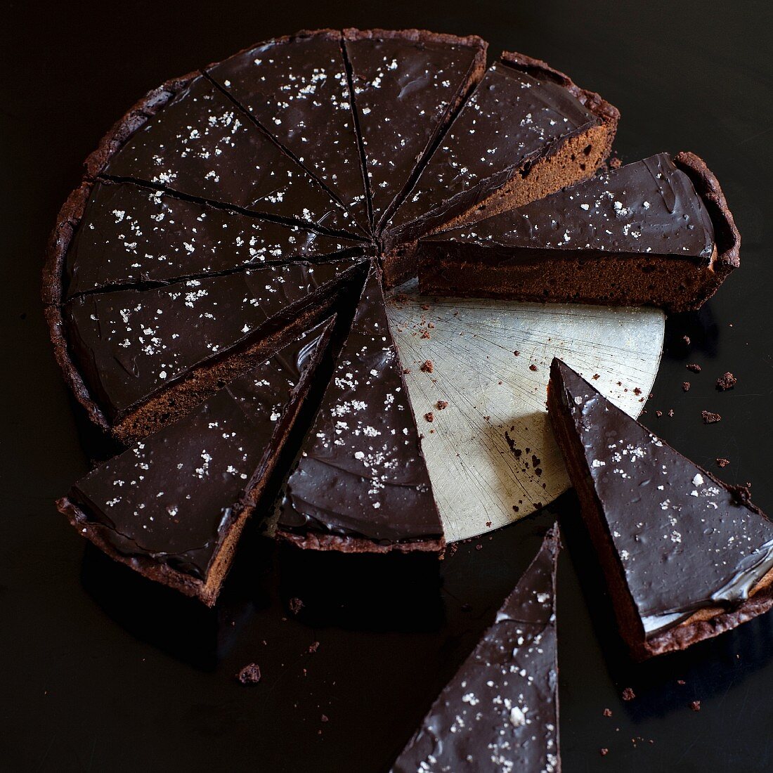 Mississippi mud pie (chocolate pie, USA)