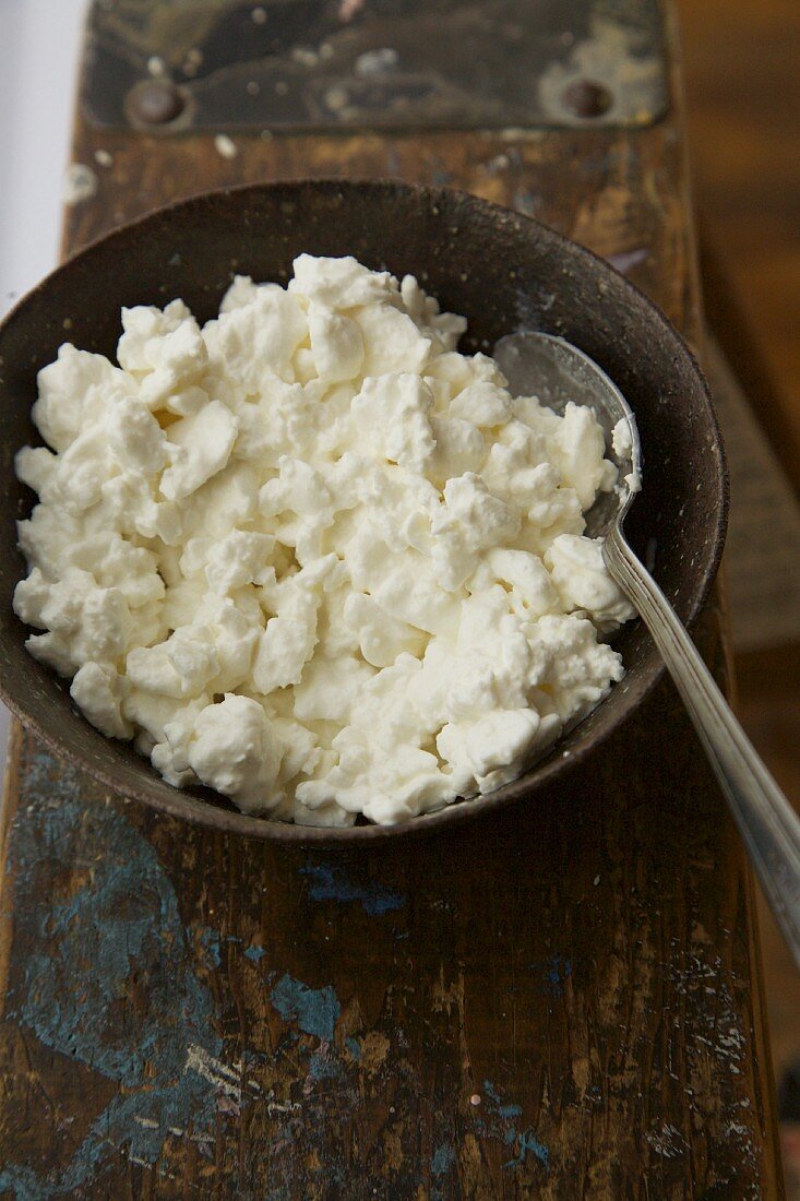 Cottage cheese with large curds