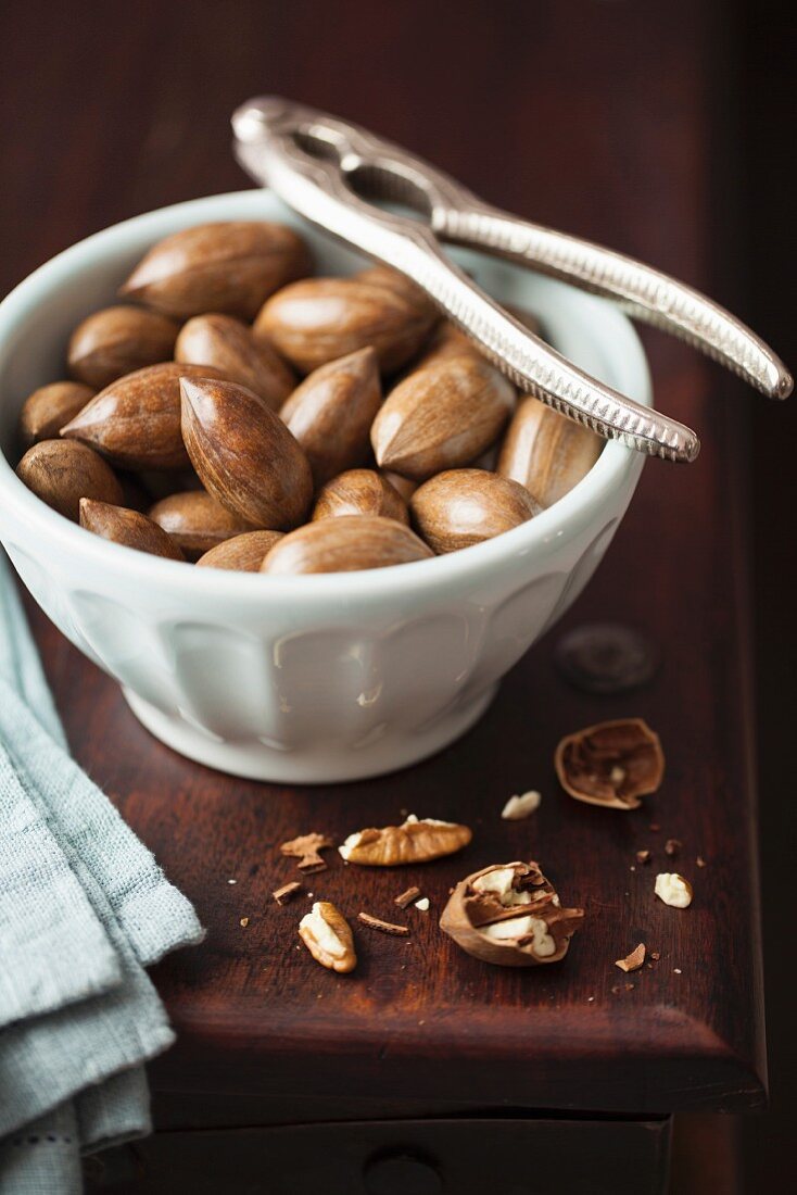 Pecan Nuts in Bowl