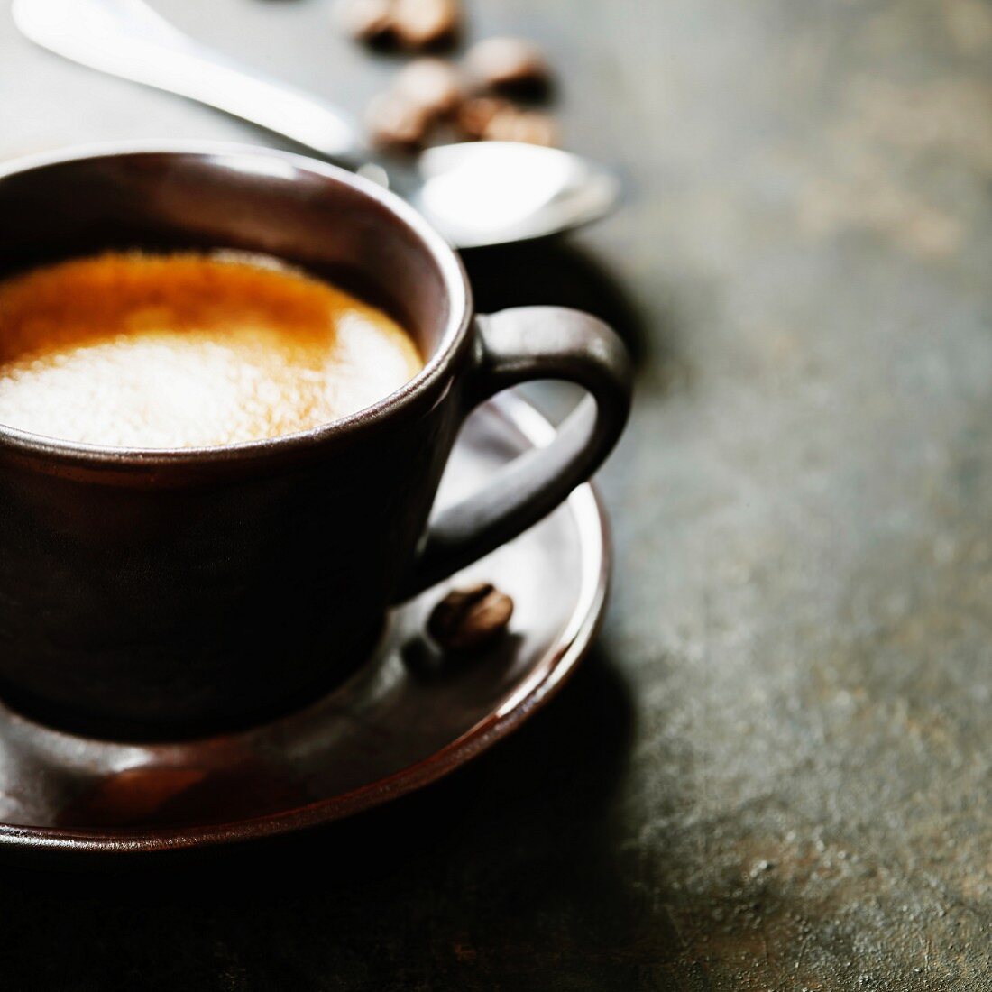 A Cup of Coffee in a White Mug, Close Up