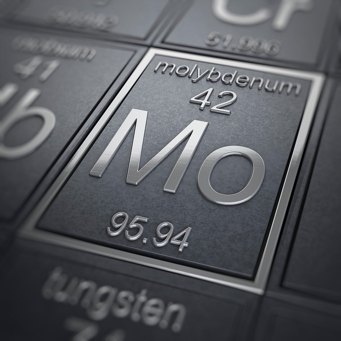 Molybdenum, artwork