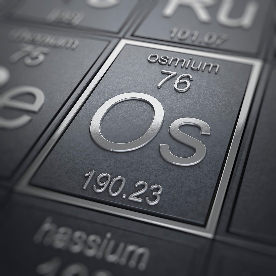 Osmium, artwork