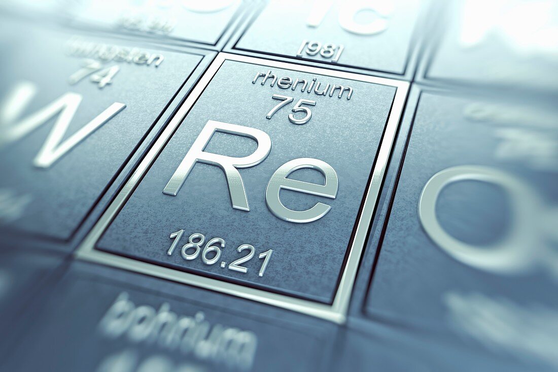 Rhenium, artwork