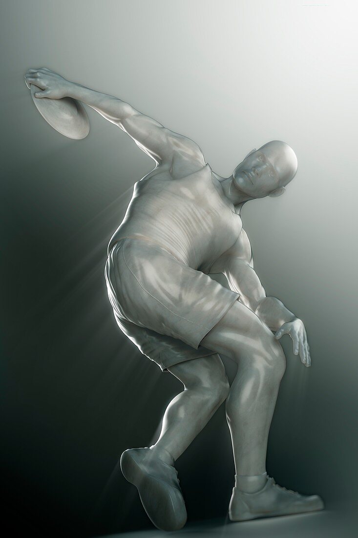 Olympic Pose, artwork