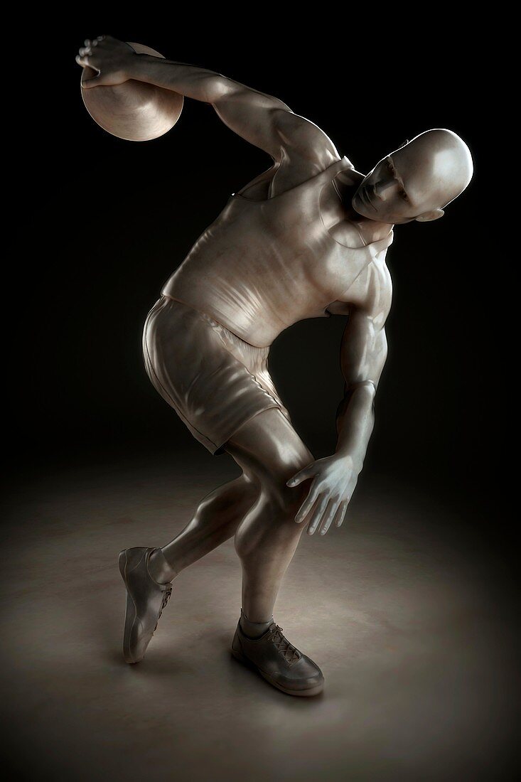 Olympic Pose, artwork