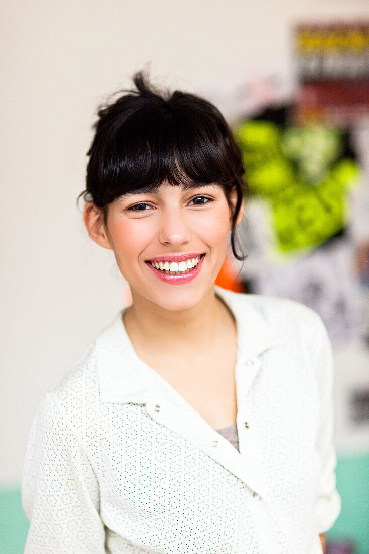 Young smiling woman