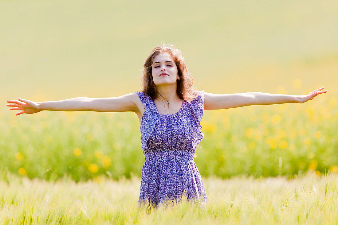 Woman in a field