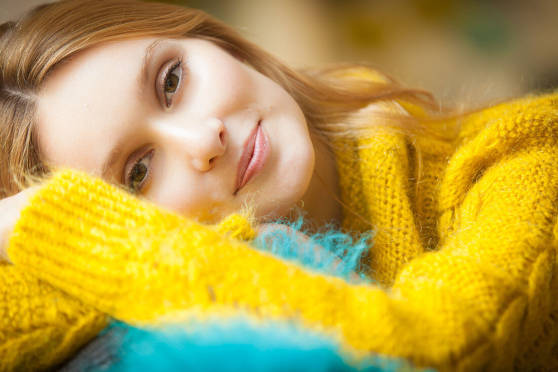 Smiling young woman