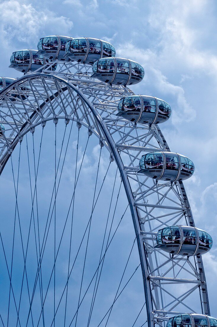 The London Eye detail.