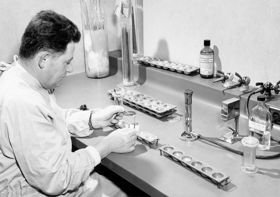 Egg-based virus research, 1959